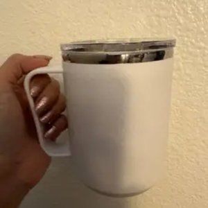 1pc Vacuum Mug With Lid Handle